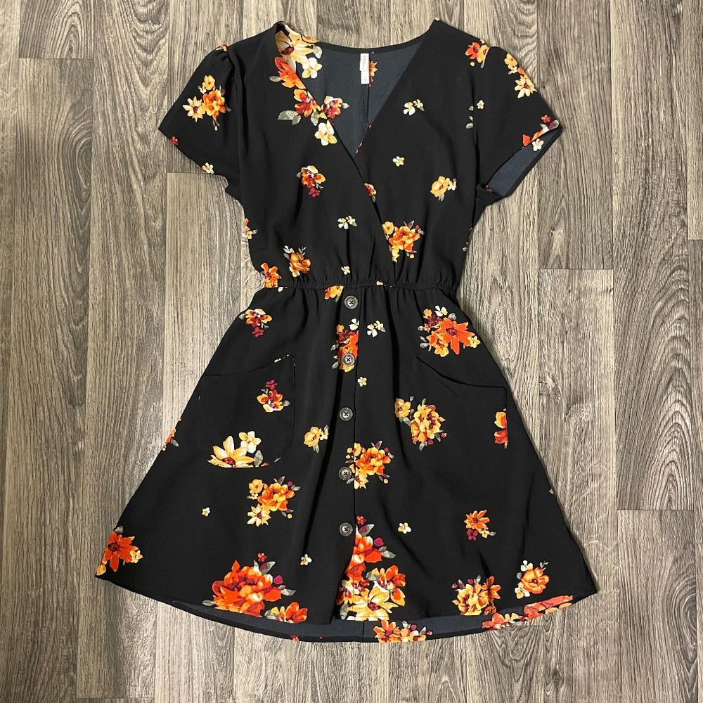 Black Floral Dress